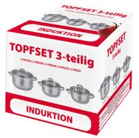 Edition Red Edelstahl Topfset 6 tlg.