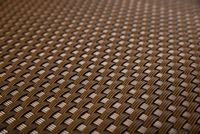 Polyrattan Balkonsichtschutz mit Metallösen - Braun 1m x 3m