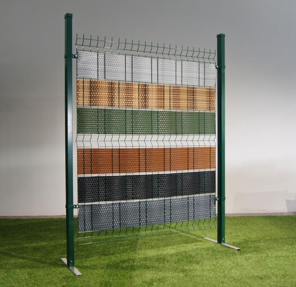Polyrattan Sichtschutzstreifen, ca. 2,25m Länge - Honig