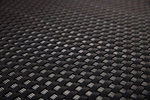 Polyrattan Balkonsichtschutz - Schwarz 1m x 3m