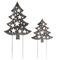 Metallstecker, 2er-Set - Tannenbaum