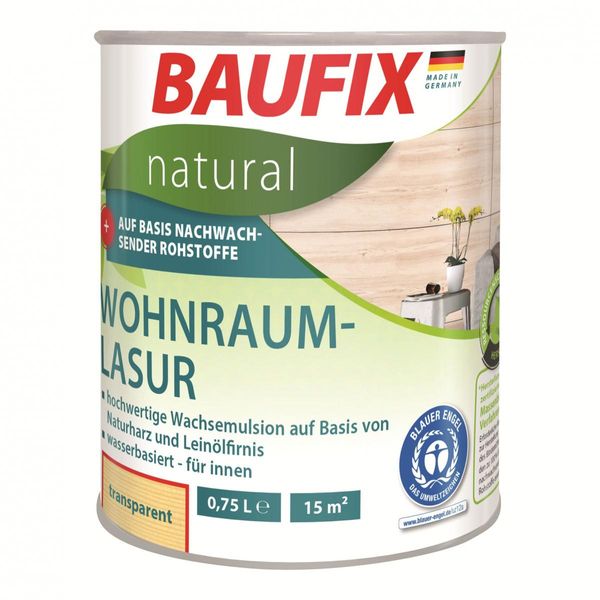 natural Wohnraumlasur transparent 2- er Set