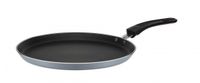 Crepe-Pfanne mit Teigverteiler 26cm grau/schwarz