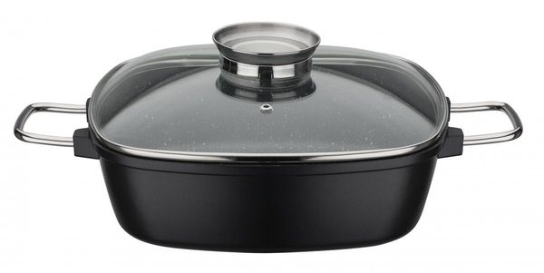 Viereckbräter Gourmet Granit 28 x 28cm