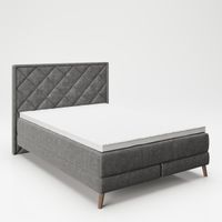 Boxspringbett AUDREY Anthrazit