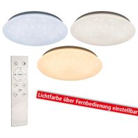 LED-Wand und Deckenleuchte "Sternenhimmel", Ø ca. 38 cm