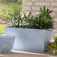 Pflanztopf "Betonoptik" 38L hellgrau