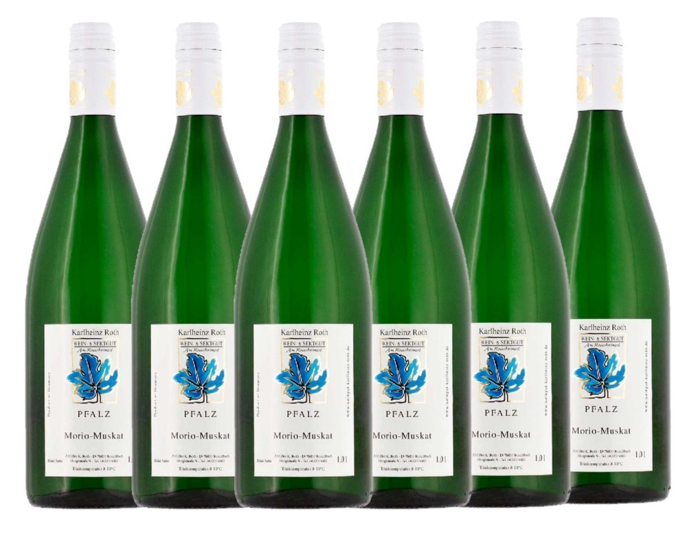 Weingut Karlheinz Roth Morio-Muskat QbA 2023 - 6er Karton Wein- & Sektgut Karlheinz Roth Norma24 DE