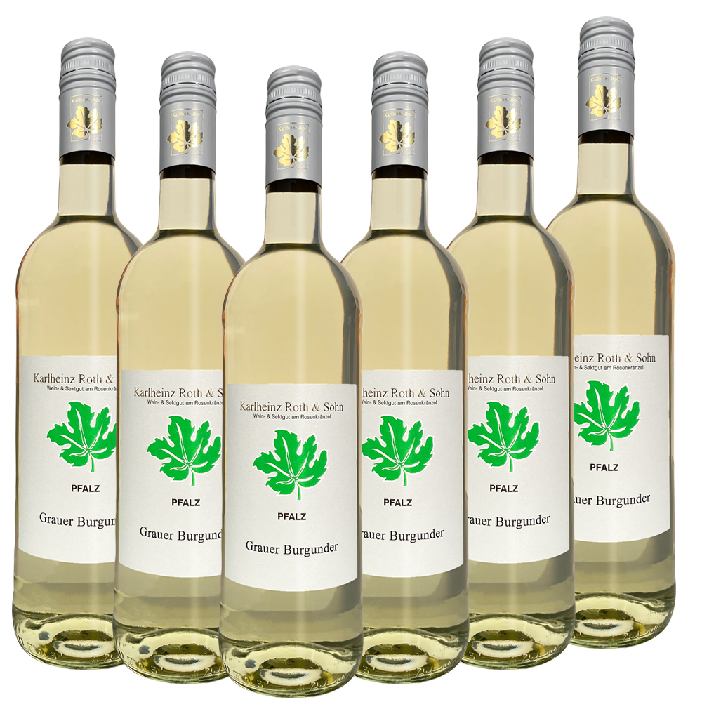 Weingut Karlheinz Roth & Sohn GbR Grauer Burgunder QbA 2025 - 6er Karton