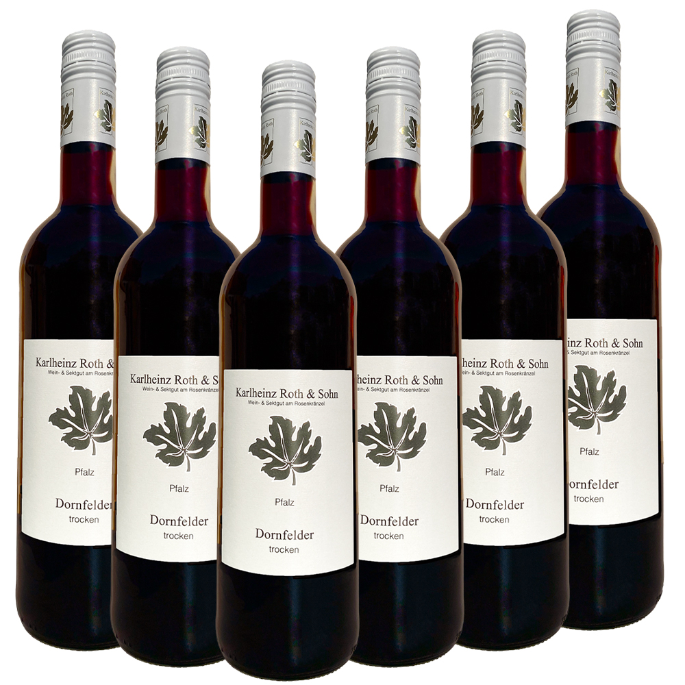 Weingut Karlheinz Roth & Sohn GbR Dornfelder QbA trocken 2024 - 6er Karton