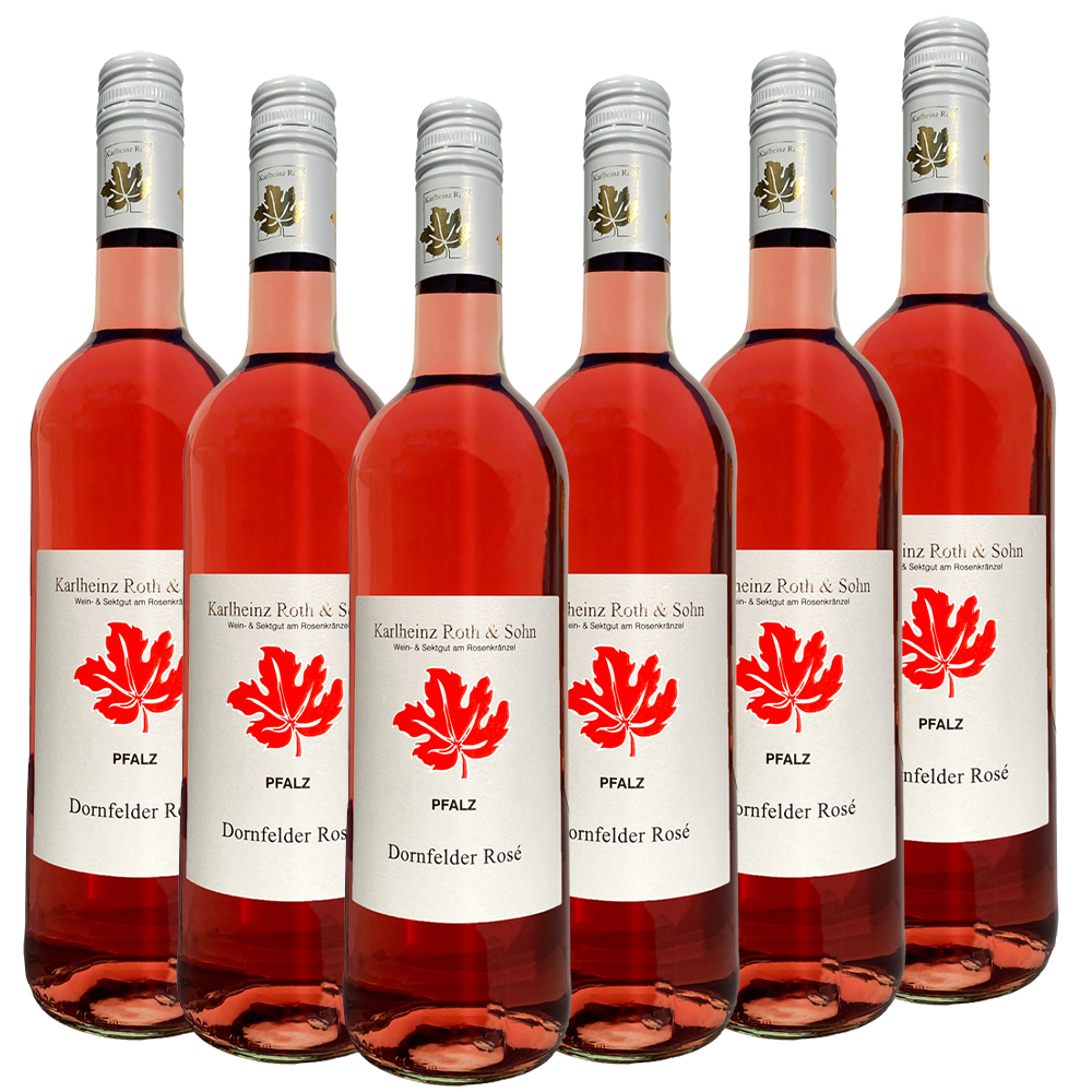 Weingut Karlheinz Roth & Sohn GbR Dornfelder Rosé QbA 2025 - 6er Karton