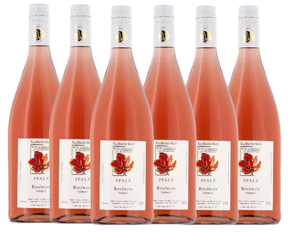 Weingut Karlheinz Roth Roséwein QbA feinherb 2024 - 6er Karton