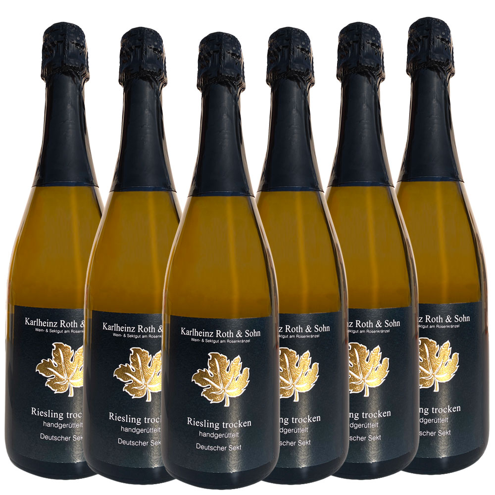 Weingut Karlheinz Roth & Sohn GbR Riesling Sekt trocken - 6er Karton
