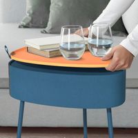 Drahtloser Lautsprecher Mesu im Tisch Design blau