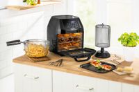 Mediashop Power AirFryer 9 in 1 Multifunktions-Heißluft-Fritteuse "Deluxe Set"