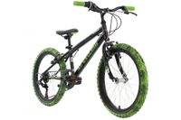 Kinderfahrrad 20'' Crusher schwarz-grün RH 28 cm