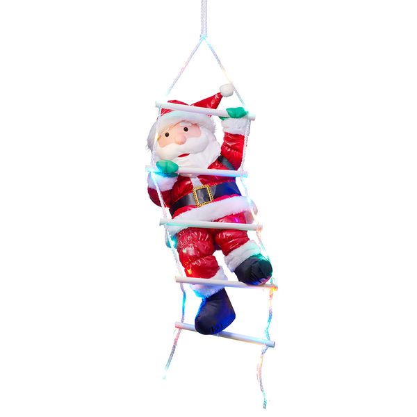 XL-LED-Weihnachtsmann - Kletternd