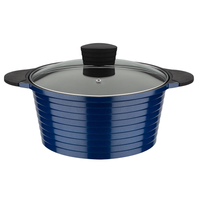 Casa Royale Kochtopf Elverum - ø ca. 24 cm, blau-schwarz
