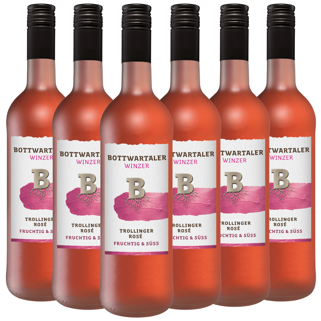 Trollinger Rosé Qba Fruchtig / Süß6er Karton
