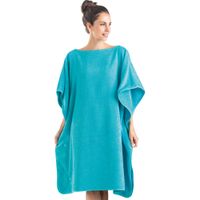 XL-Badetuch-Poncho 2in1, ca. 100 x 200 cm, Scuba Blue