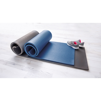 XXL- Pilates Yoga Fitnessmatte Ultrasoft-Komfort- Anthrazit