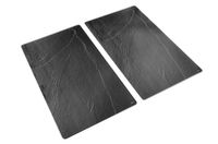Multi-Glas-Schneideplatte, Schiefer - 2er-Set