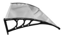 Design-Vordach, ca. 120 x 80 x 23,5 cm - Transparent