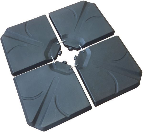 Schirmständer Beschwerungsplatten-Set 4-tlg., ca. 50 x 50 x 8,3 cm