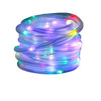 5m Solar Lichtschlauch in verschiedenen Farben (mehrfarbig) 50LEDs (insg. 7m)