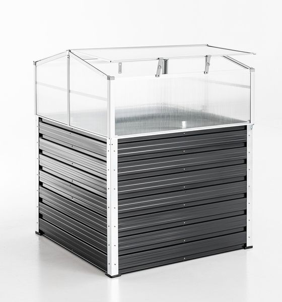 Hochbeet, ca. 100 x 100 x 125 cm - Anthrazit