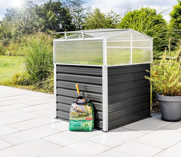 Hochbeet, ca. 100 x 100 x 125 cm - Anthrazit