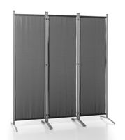 Stellwand Paravent 3tlg. ca. 260 x 170 cm - Anthrazit