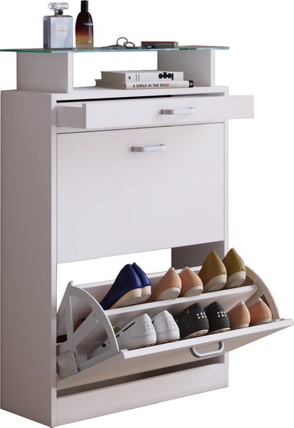 Schuhschrank "Zindos Pro" Weiß