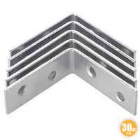 Kraft Werkzeuge Stuhlwinkel, je ca. 50 x 50 x 15 mm - 30er-Set