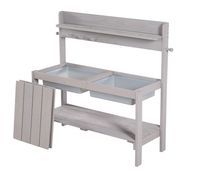 Kinder Outdoor+ Gartenküche 'Fun', Holz, Matschküche mit abnehmbarer Abdeckung, wetterfest