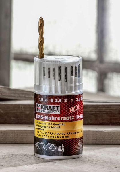 HSS-Bohrersatz - 16tlg.