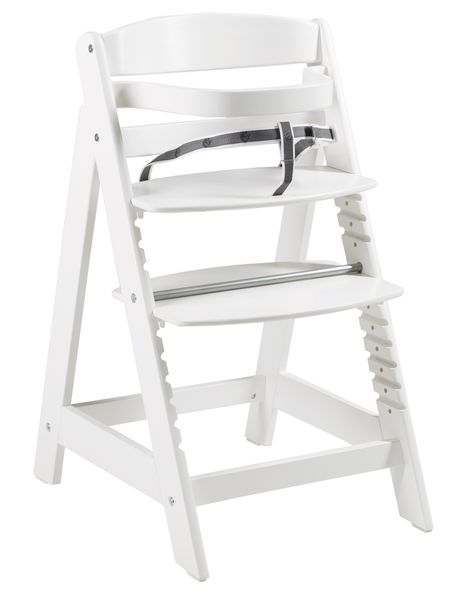 Treppenhochstuhl 'Sit Up Click', mitwachsend, innovativer Klickverschluss, Holz, weiß