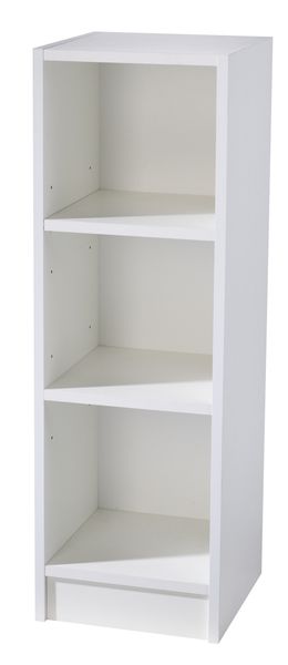 Seitenregal „Maren“ passend unter den Wickelansatz der Wickelkommode „Maren“, Regal, weiß, Holz