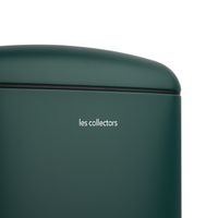 Tret-Mülleimer N°863 / Edelstahl / entengrün, 40 L / rechteckig und praktisch