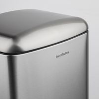 Tret-Mülleimer 30L N°712, Silber