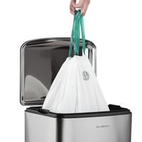Tret-Mülleimer 30L N°712, Silber