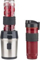 Mini Smoothie Maker 570mL SMOO9 BPA-frei 300W, Smoothie Mixer 2 tragbare Flaschen, Silber/Schwarz
