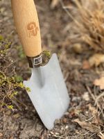 Gartenschaufel mit Buchenholzgriff, ca. 296 mm – Natur