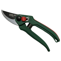 Bypass-Schere mit einstellbarem Öffnungswinkel, ca. 18,5 cm – Schwarz/Grün