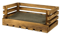 Holzsofa geflammt