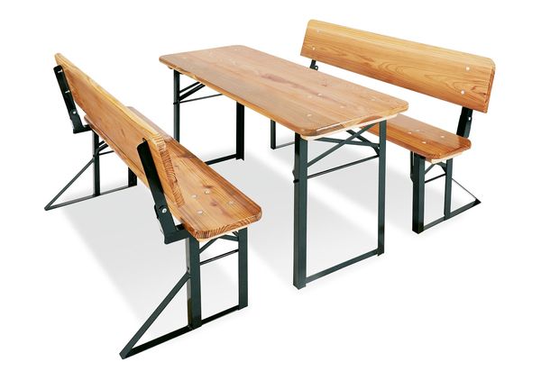 Pinolino Kinderfestzeltgarnitur Sepp mit Lehne 3-tlg.