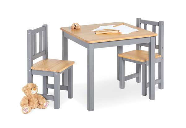 Pinolino Kindersitzgruppe Fenna  grau/natur, 3-tlg.