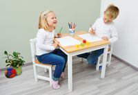 Pinolino Kindersitzgruppe Fenna weiß/natur, 3-tlg.