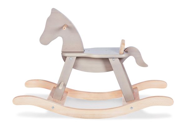 Pinolino Schaukelpferd Pinolino mit Ring, grau/natur