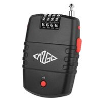 4 Stelliges Kombinations- Kabelschloss mit Alarm für E-Scooter und Fahrrad